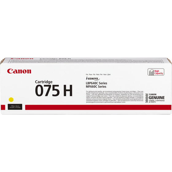 Canon 075H nagy kapacitású sárga toner (6366C002) eredeti
