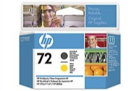 HP 72 matt fekete és sárga nyomtatófej (C9384A) eredeti