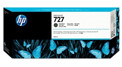 HP 727 matt fekete extra nagy kapacitású patron (C1Q12A) eredeti