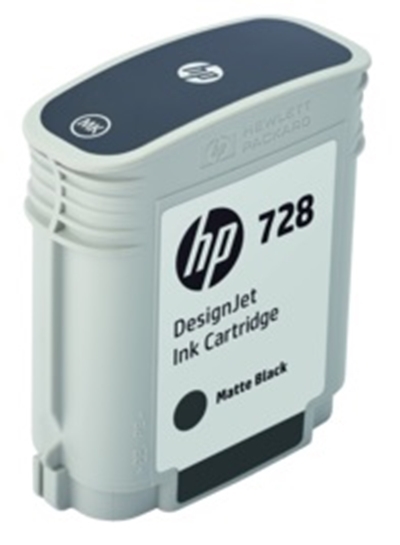 HP 728 matt fekete patron (F9J64A) eredeti