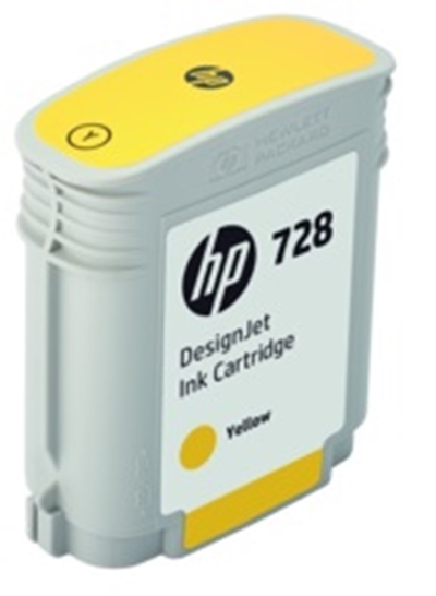 HP 728 sárga patron (F9J61A) eredeti