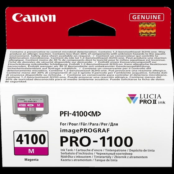 Canon PFI-4100M magenta patron (6779C001) eredeti