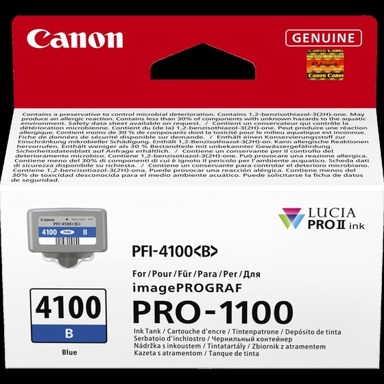 Canon PFI-4100B kék patron (6786C001) eredeti