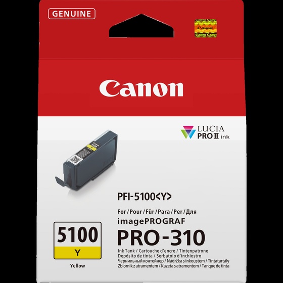 Canon PFI-5100Y sárga patron (6955C001) eredeti