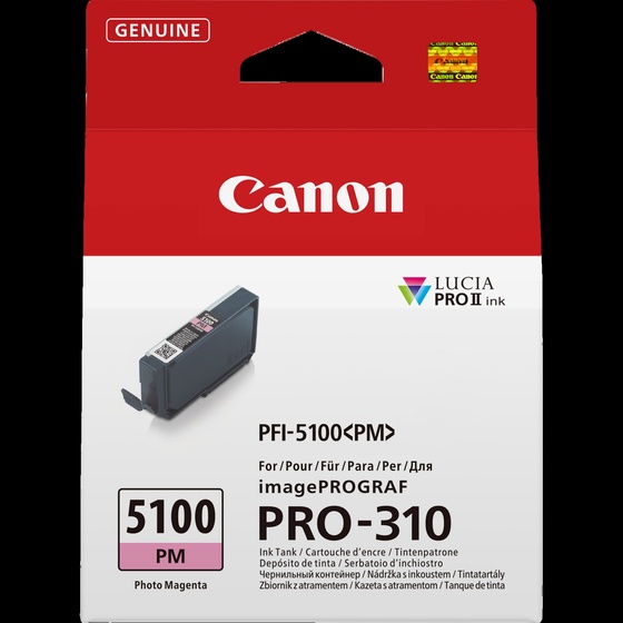 Canon PFI-5100PM foto magenta patron (6957C001) eredeti