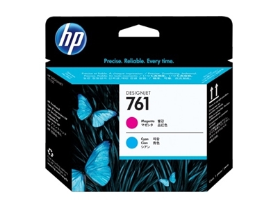 HP 761 magenta és ciánkék nyomtatófej (CH646A) eredeti