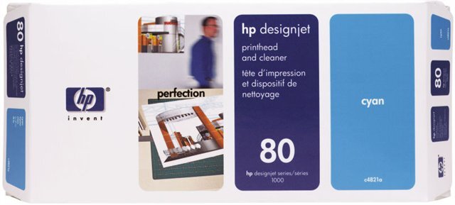 HP 80 ciánkék nyomtatófej (C4821A) eredeti