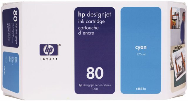 HP 80 ciánkék patron (C4872A) eredeti