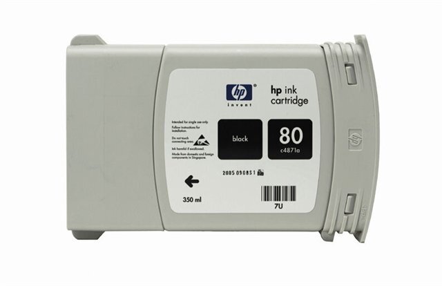 HP 80 fekete patron (C4871A) eredeti