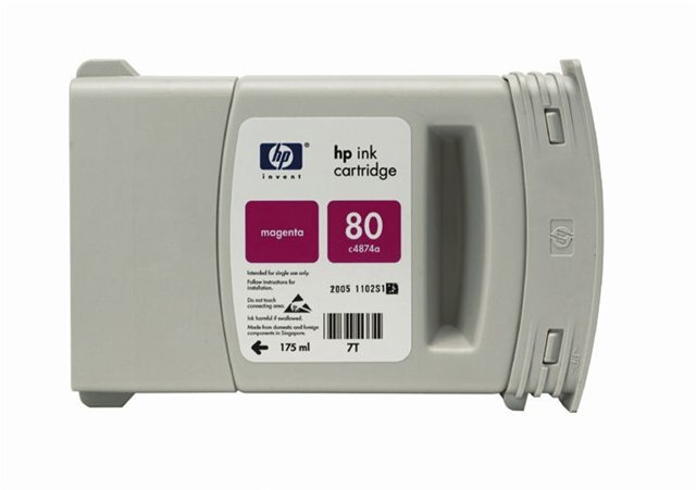 HP 80 magenta patron (C4847A) eredeti