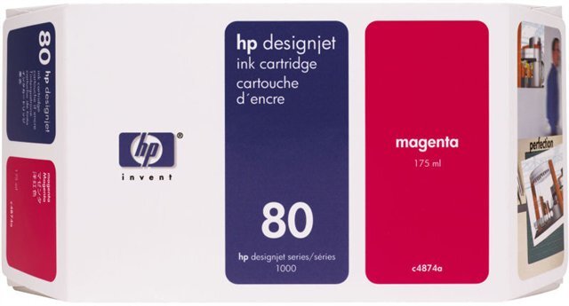 HP 80 magenta patron (C4874A) eredeti