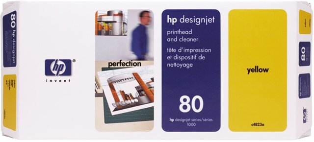 HP 80 sárga nyomtatófej (C4823A) eredeti