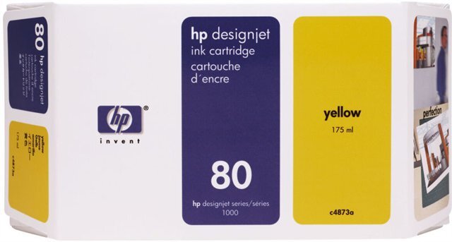HP 80 sárga patron (C4873A) eredeti