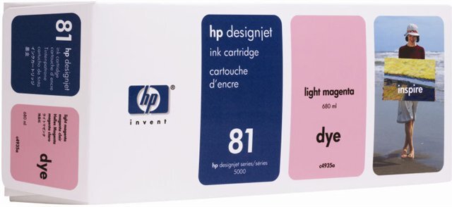 HP 81 világos magenta patron (C4935A) eredeti
