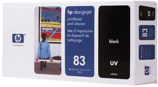 HP 83 fekete nyomtatófej (C4960A) eredeti