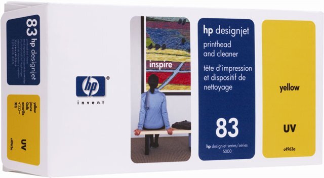 HP 83 sárga nyomtatófej (C4963A) eredeti