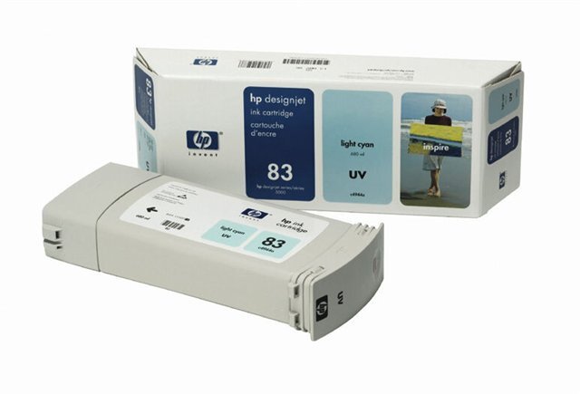 HP 83 világos ciánkék patron (C4944A) eredeti