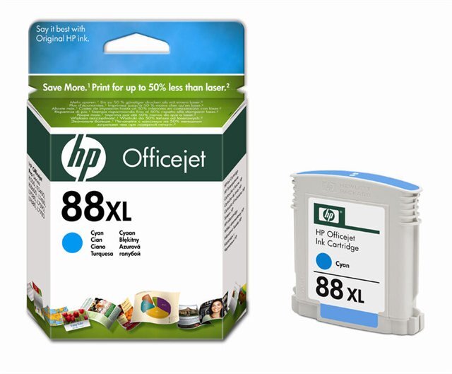 HP 88XL nagy kapacitású ciánkék patron (C9391AE) eredeti