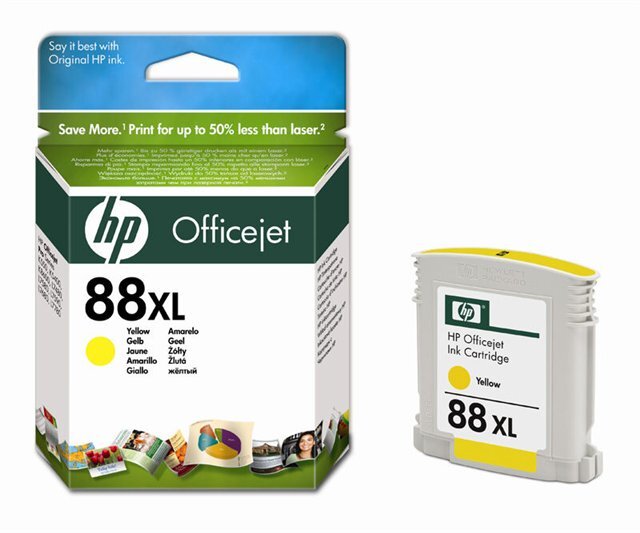 HP 88XL nagy kapacitású sárga patron (C9393AE) eredeti
