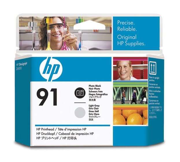 HP 91 foto fekete és világos szürke nyomtatófej (C9463A) eredeti