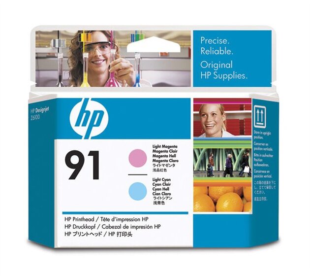 HP 91 világos ciánkék és világos magenta nyomtatófej (C9462A eredeti