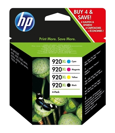 HP 920XL multipack, 4 színű patroncsomag (C2N92AE) eredeti