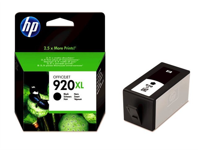 HP 920XL nagy kapacitású fekete patron (CD975AE) eredeti