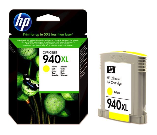 HP 940XL nagy kapacitású sárga patron (C4909AE) eredeti