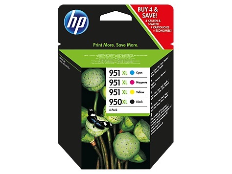 HP 951XL multipack, 4 színű patroncsomag (C2P43AE) eredeti