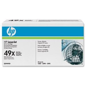 HP Q5949XD toner dupla csomag (2db Q5949X) eredeti