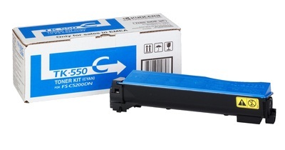 Kyocera TK-550C ciánkék toner (1T02HMCEU0) eredeti