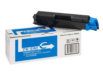 Kyocera TK-590 ciánkék toner (1T02KVCNL0) eredeti