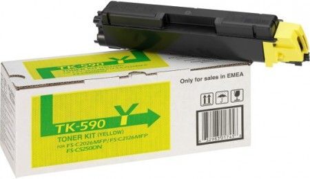 Kyocera TK-590 sárga toner (1T02KVANL0) eredeti