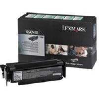 Eredeti Lexmark 12A7415 fekete toner