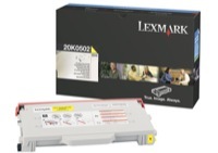 Eredeti Lexmark 20K0502 sárga toner