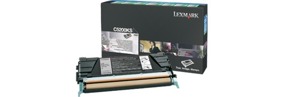 Eredeti Lexmark C5200KS fekete toner