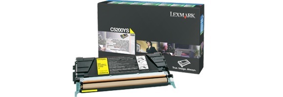 Eredeti Lexmark C5200YS sárga toner