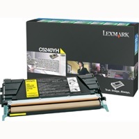 Eredeti Lexmark C5240YH sárga toner