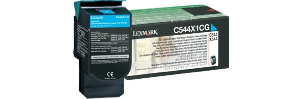 Eredeti Lexmark C544X1CG ciánkék toner