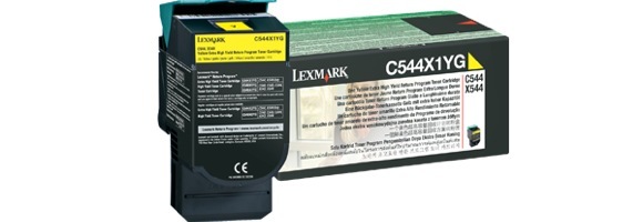 Eredeti Lexmark C544X1YG sárga toner