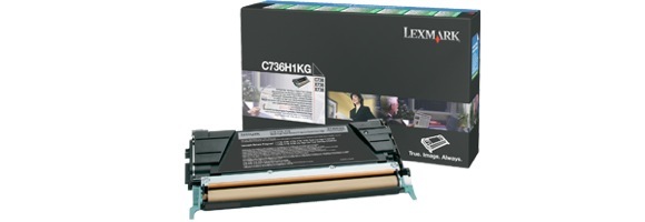 Eredeti Lexmark C736H1KG fekete toner