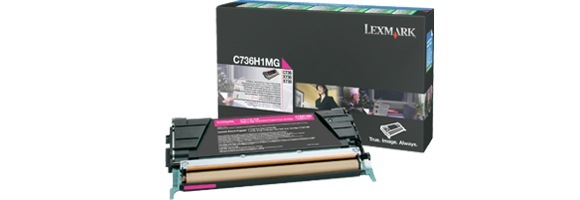 Eredeti Lexmark C736H1MG magenta toner