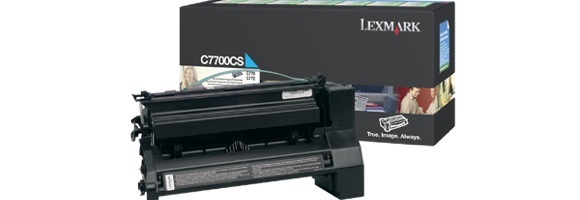 Eredeti Lexmark C7700CS ciánkék toner