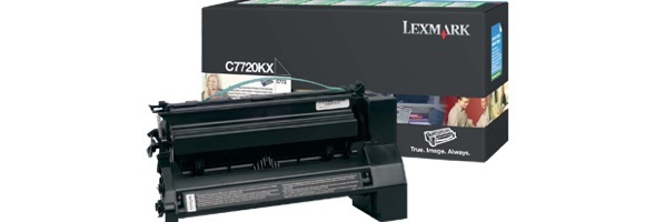 Eredeti Lexmark C7720KX fekete toner