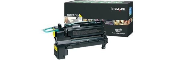 Eredeti Lexmark C792A1YG sárga toner