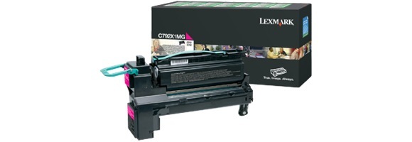 Eredeti Lexmark C792X1MG magenta toner