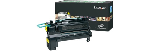 Eredeti Lexmark C792X1YG sárga toner