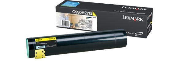 Eredeti Lexmark C930H2YG sárga toner