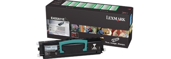 Eredeti Lexmark E450A11E fekete toner