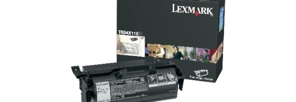 Eredeti Lexmark T654X11E fekete toner